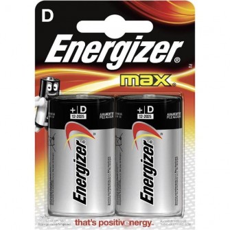 Батарейки для газовой колонки Energizer Max D LR 20